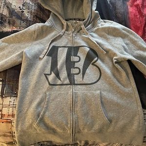 VS Pink Bengals Zip Up Hoodie Large